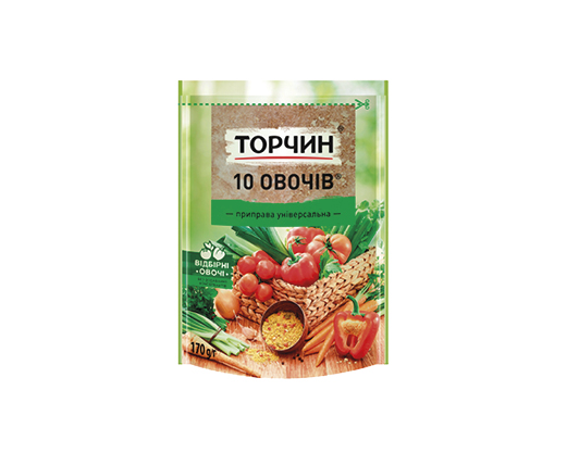Приправа 10 овочів, 170 г Торчин™