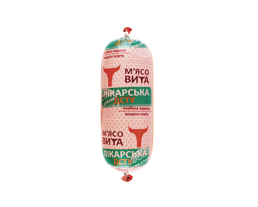 Ковбаса Лікарська, 400 г М’ясовита™