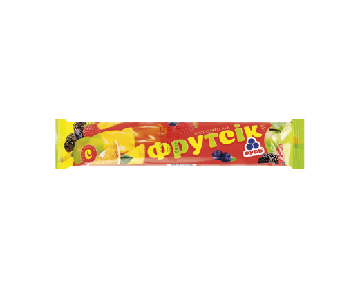 Морозиво фруктовий лід «Фрутсік» з вітаміном С, 65 г Рудь™