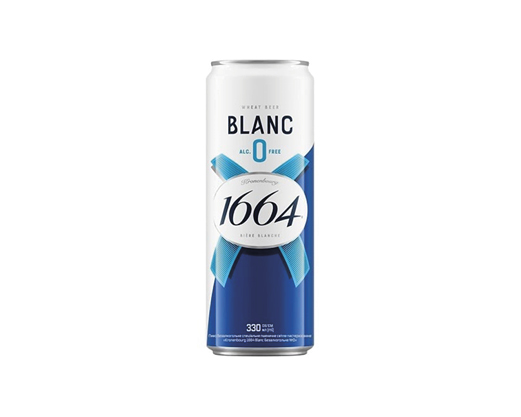 Пиво безалкогольне 1664 Blanc, 0.33 л Kronenbourg™