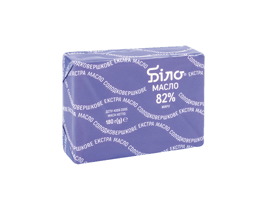 Масло солодковершкове екстра 82%, 180 г Біло™