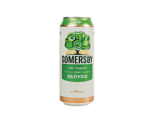Сидр яблуко, 4.6%, 0.5 л Somersby™