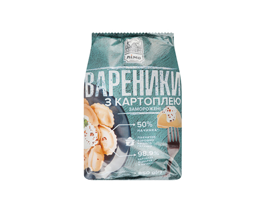 Вареники з картоплею, 850 г Лімо™