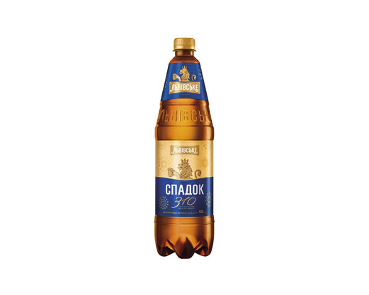 Пиво світле Спадок 5%, 0.9 л Львівське™