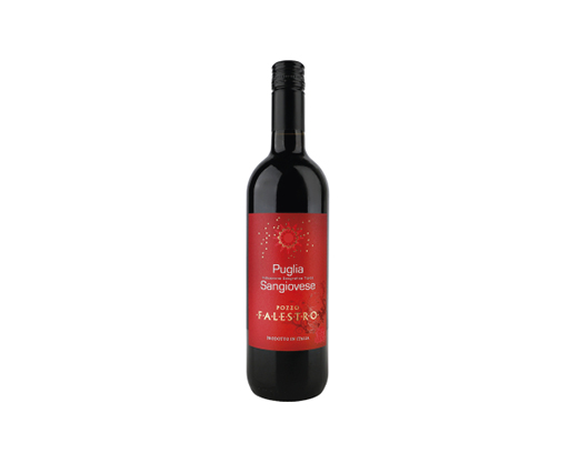 Вино Sangiovese Puglia червоне сухе 11.5%, 0.75 л Pozzo Falestro™
