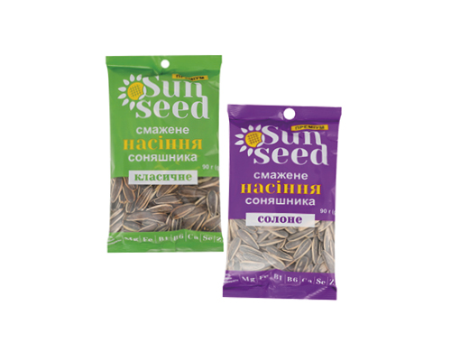 Насіння соняшникове смажене класичне, солоне, 90 г Sun Seed™