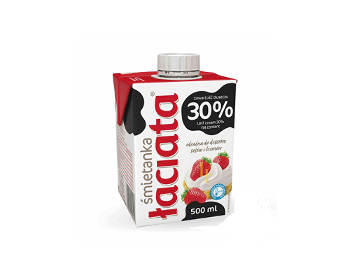 Вершки Lаciаty 30%, 500 мл Mlekpol™
