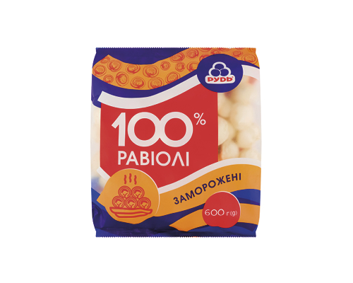 Равіолі 100%, 600 г Рудь™