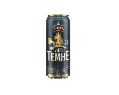 Пиво Лев темне 4.7%, 0.48 л Львівське™