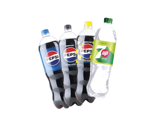 Напій сильногазований Pepsi, Нуль цукру, зі смаком лимону, манго, 7UP Нуль цукру, 1,25 л Pepsi™ 7UP™