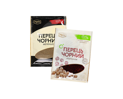 Перець чорний мелений, горошок, 20 г Мрія™
