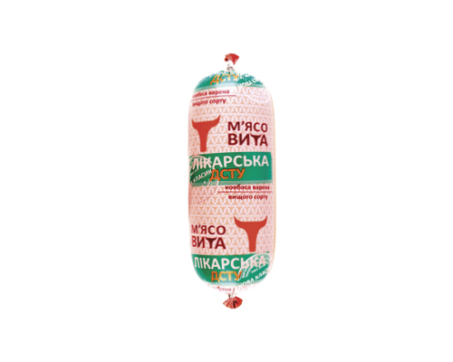 Ковбаса Лікарська, 400 г М’ясовита™