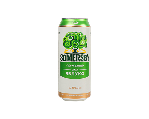 Сидр яблуко 4.6%, 0.5 л Somersby™