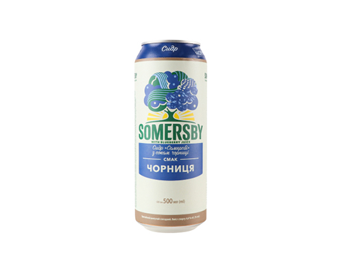 Сидр з соком чорниці, 4.6%, 0.5 л Somersby™
