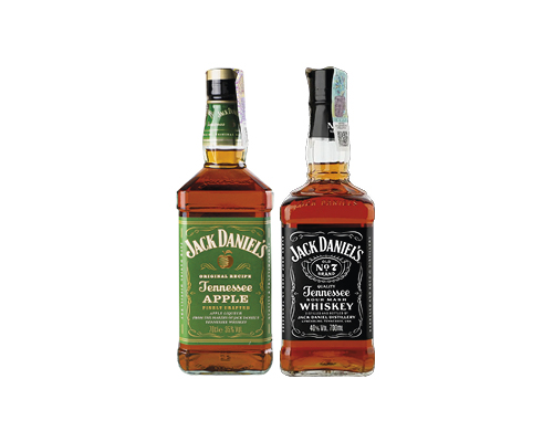 Лікер Tennessee Apple 35%, віскі 40%, 0.7 л Jack Daniels™