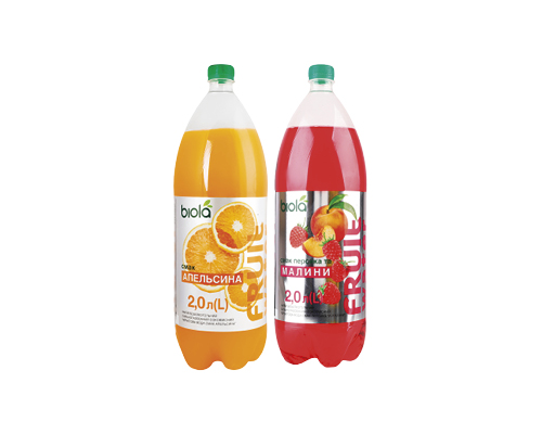 Напій Fruit Water смак апельсина, малини та персика, 2 л Biola™