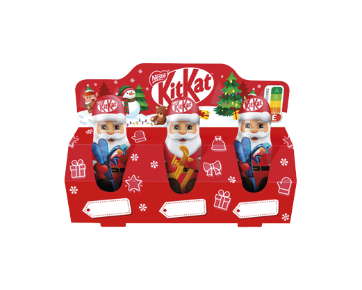 Фігурка шоколадна Санта мікс KitKat, 51 г Nestle™