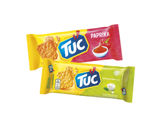 Крекер солоний з паприкою, зі сметаною та цибулею, 100 г Tuc™
