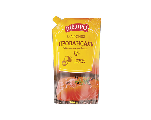Майонез Провансаль 67%, 500 г Щедро™