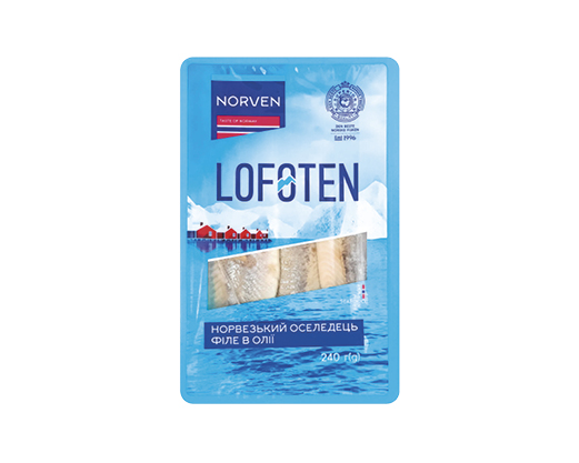 Філе оселедця в олії, 240 г Norven™