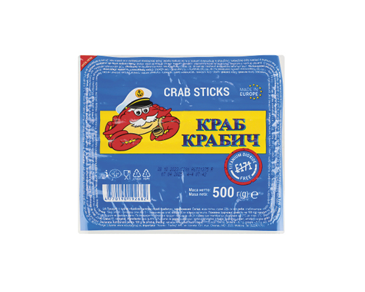 Крабові палички Краб Крабич, 500 г Vici™