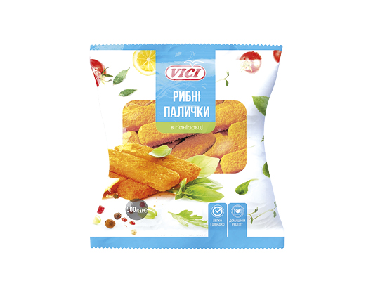 Рибні палички заморожені, 500 г Vici™