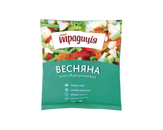 Суміш «Весняна» швидкозаморожена, 400 г Традиція™