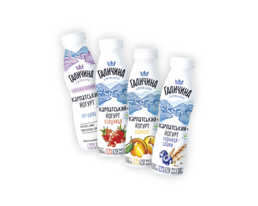 Йогурт в асортименті 2.2%, 300 г Галичина™