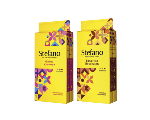 Кава мелена Галантна шоколадна, Файна кремова, 230 г Stefano™