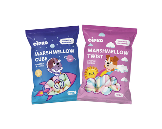 Цукерки Marshmellow Cube, Twist, 30 г Сірко™
