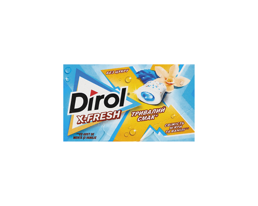Жувальна гумка x-fresh свіжість м’яти-ванілі, 19.5 г Dirol™
