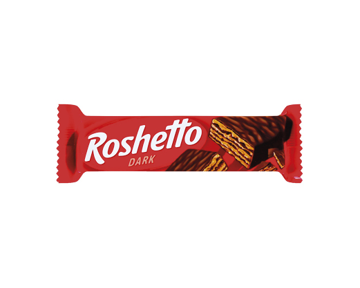 Вафельний баточнчик Roshetto dark, 34 г Roshen™
