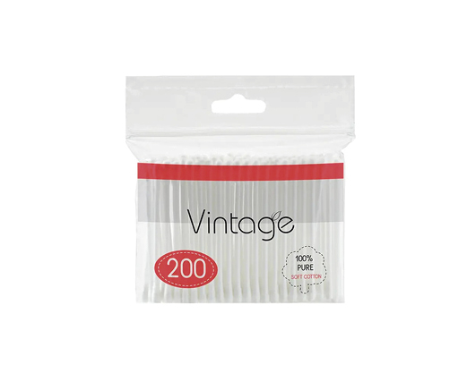 Ватні палички, 200 шт Vintage™