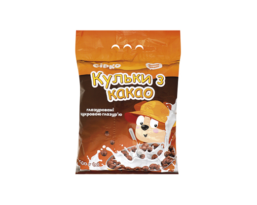 Кульки з какао глазуровані, 500 г Сірко™