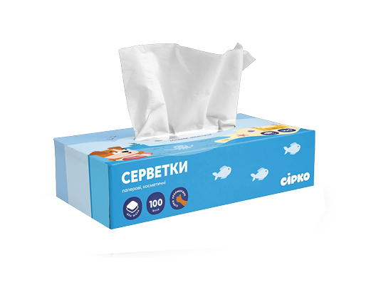 Серветки паперові 2-шарові, 150 шт Сірко™