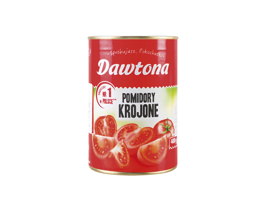 Томати шматочки очищені консервовані, 400 г Dawtona™