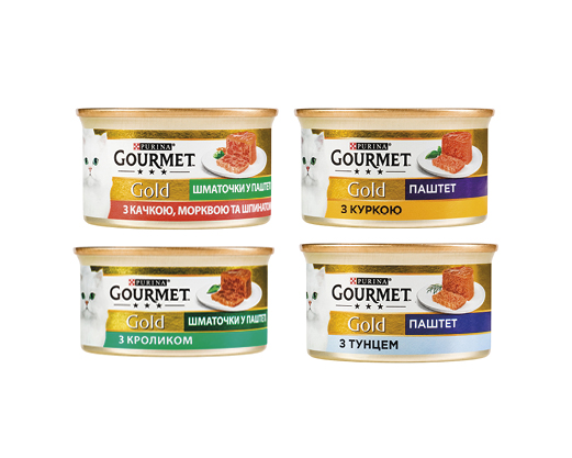 Корм для котів в асортименті, 85 г Gourmet™