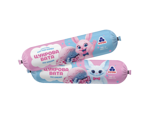 Морозиво цукрова вата, 500 г Рудь™