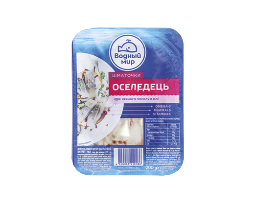Філе оселедця пряного посолу в олії, 200 г Водний світ™