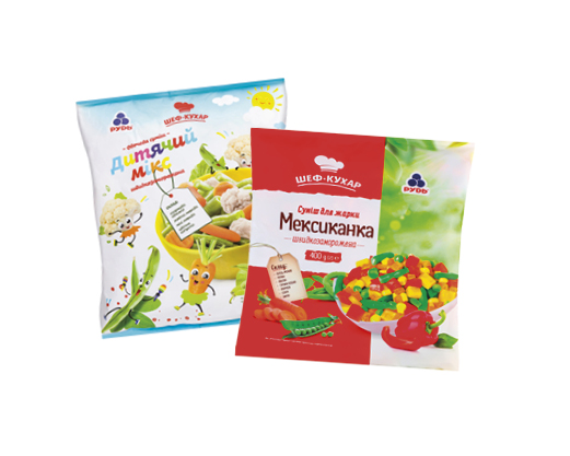 Овочева суміш для жарки «Мексиканка», овочі «Дитячий мікс», 400 г Рудь™