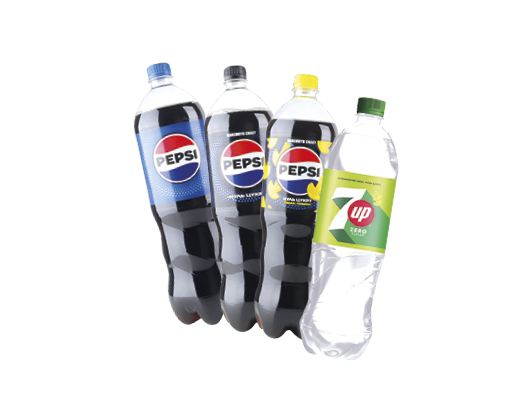 Напій сильногазований Pepsi, Нуль цукру, зі смаком лимону, манго, 7UP Нуль цукру, 1.25 л Pepsi™ 7UP™