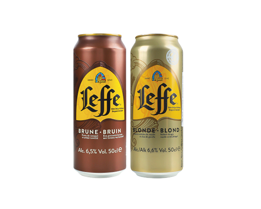 Пиво темне Brune 6.5%, світле Blonde 6.6%, 0.5 л Leffe™
