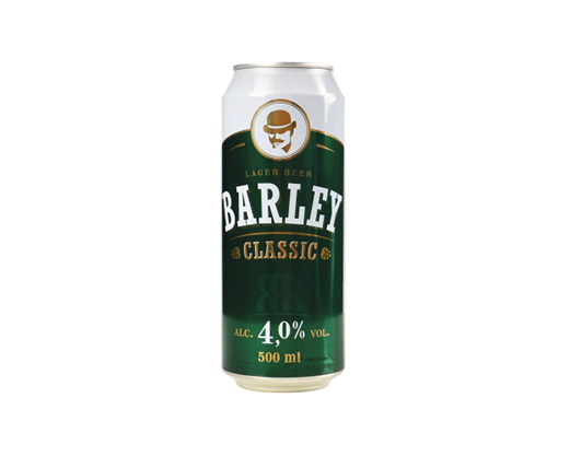 Пиво світле Classic 4%, 0.5 л Barley™
