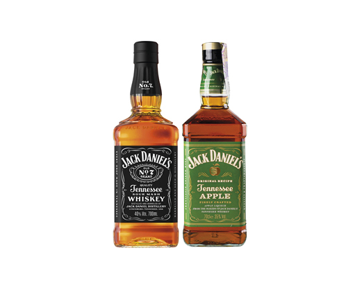 Віскі 40%, лікер Tennessee Apple 35% 0.7 л Jack Daniels™