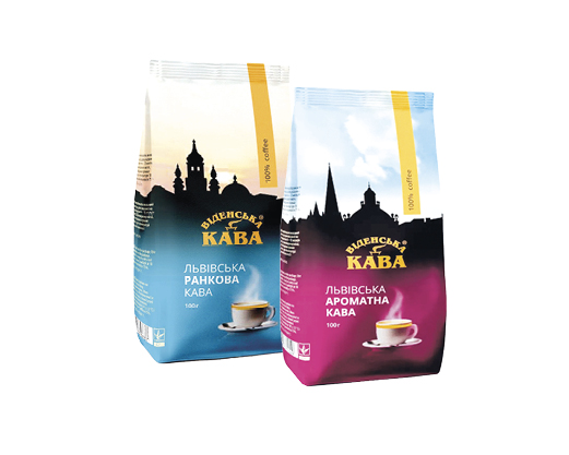 Кава мелена «Львівська ранкова», «Львівська ароматна», 100 г Віденська™
