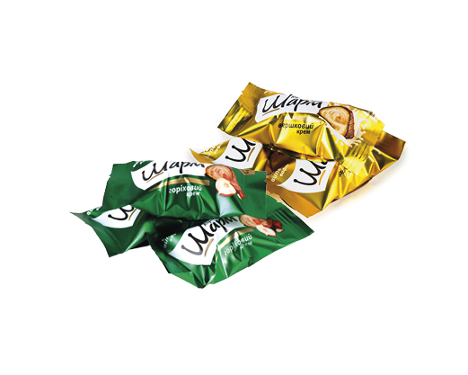 Цукерки «Королівський Шарм » з вершковою, горіховою начинкою, 100 г АВК™