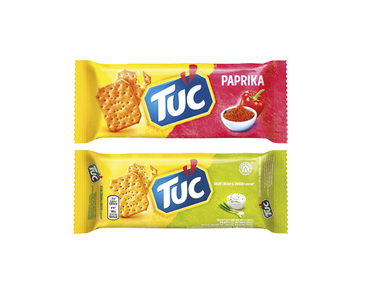 Крекер солоний з паприкою, зі сметаною та цибулею, 100 г Tuc™