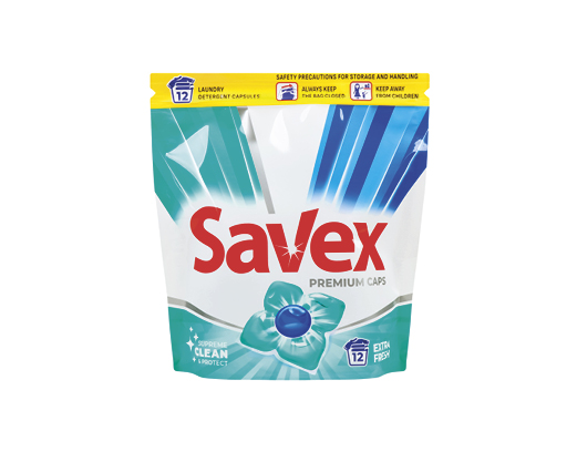 Капсули для прання Extra Fresh, 12 шт Savex™