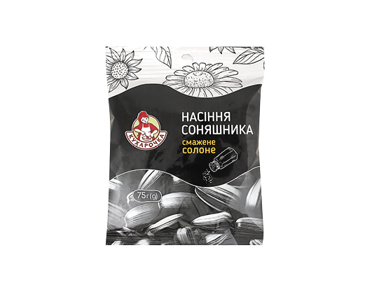 Насіння соняшникове смажене, 75 г Кухарочка™
