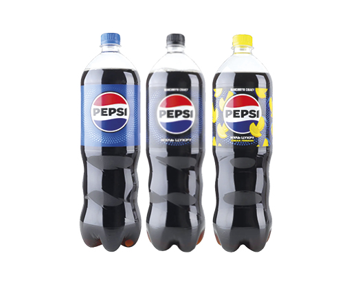 Напій сильногазований Pepsi, Нуль цукру, зі смаком лимону, манго, 1.25 л Pepsi™